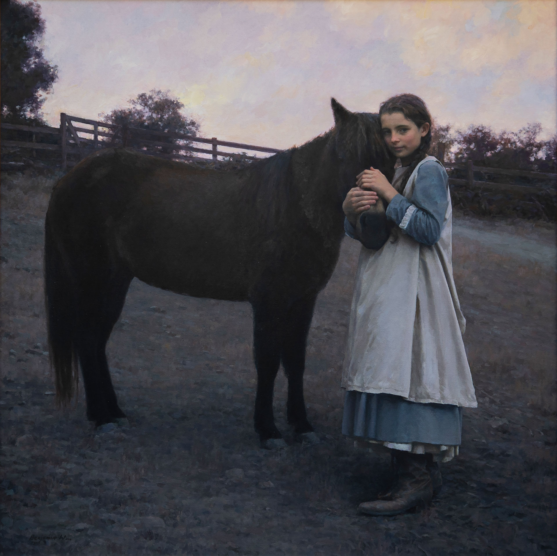 Girl and Her Pony